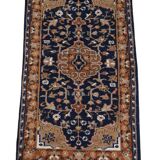 Tapis persan 136x70 bleu et marron