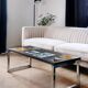 Belarti chrome ceramic coffee table