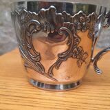 Christofle Gallia silver-plated chocolate cup