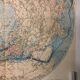 Mappemonde carte ancienne communication dans l’hémisphère nord