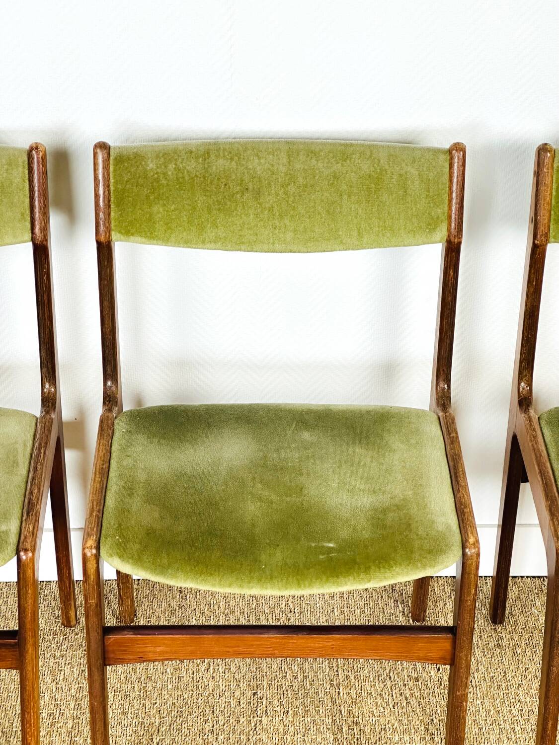 4 chaises danoise en palissandre 1960