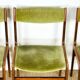 4 chaises danoise en palissandre 1960