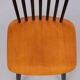 Set of 4 spindle back dining chairs 1960s holland