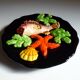 Petite assiette barbotine Poisson