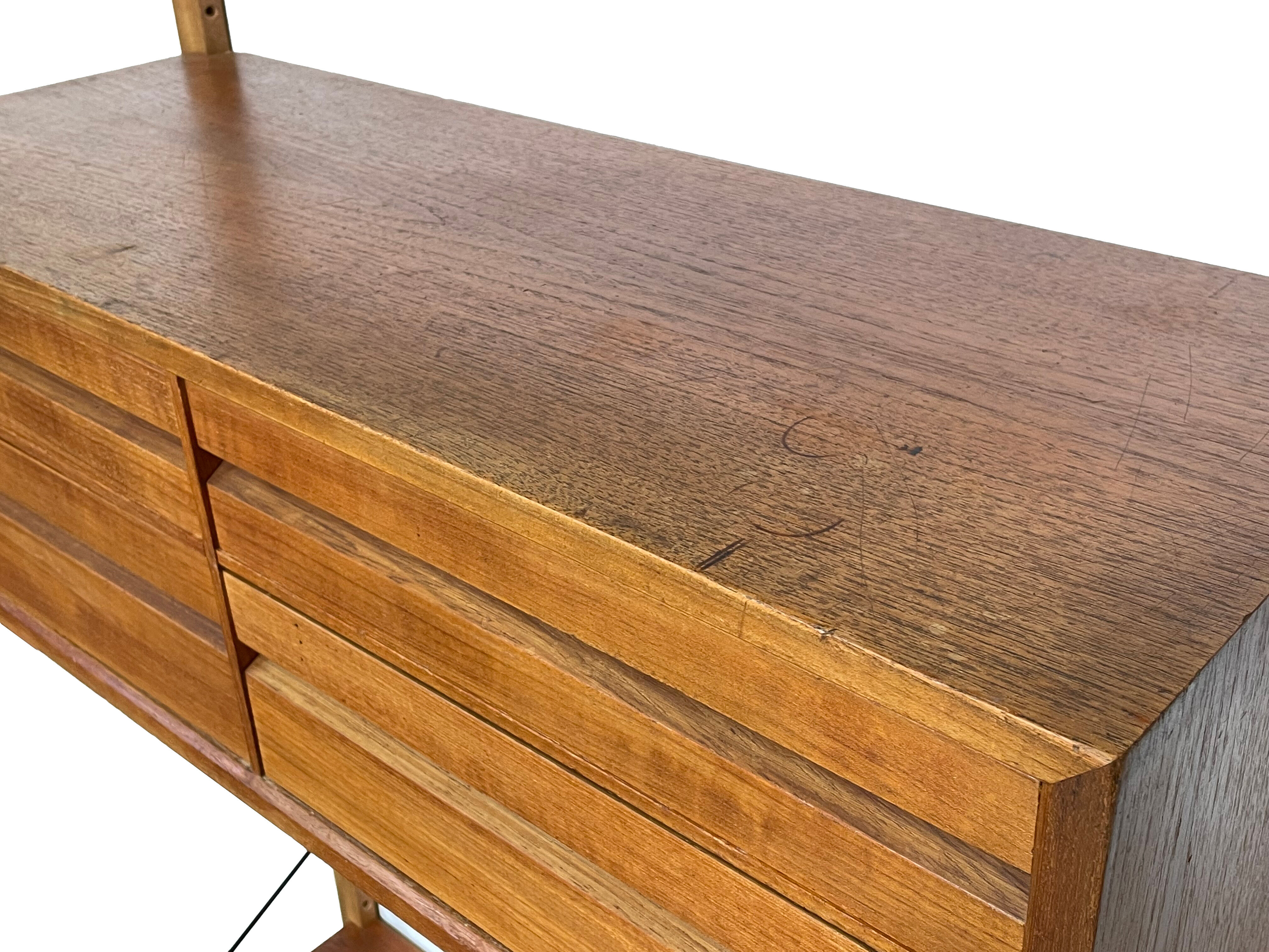 Vintage Poul Cadovius Royal System wall system wall unit