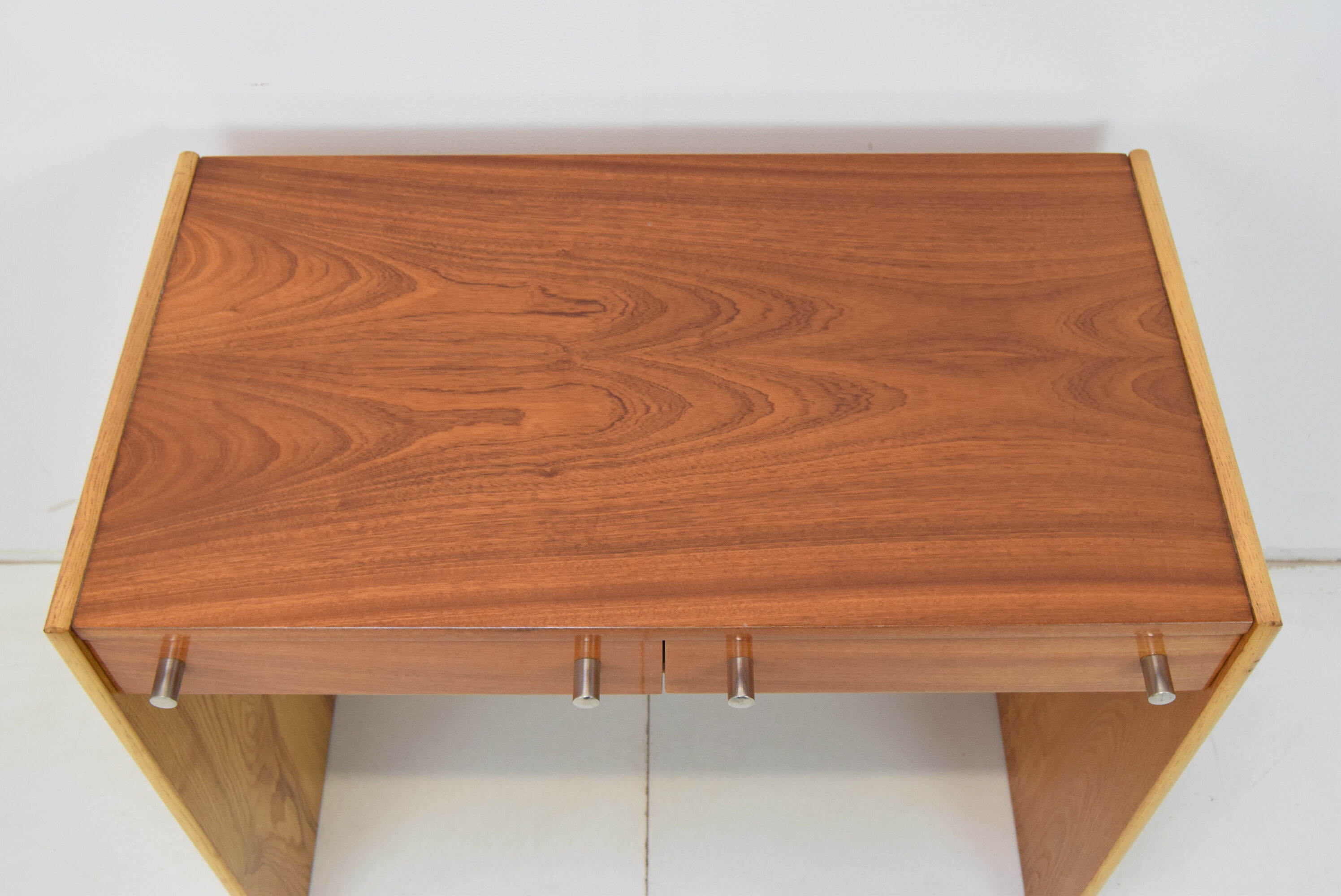 Lady's Desk or Vanity or Side Table in Mahogany/UP Zavody, 1970's