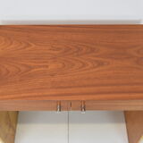 Lady's Desk or Vanity or Side Table in Mahogany/UP Zavody, 1970's