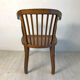Armchair with gondola backrest and mahogany cane seat 30