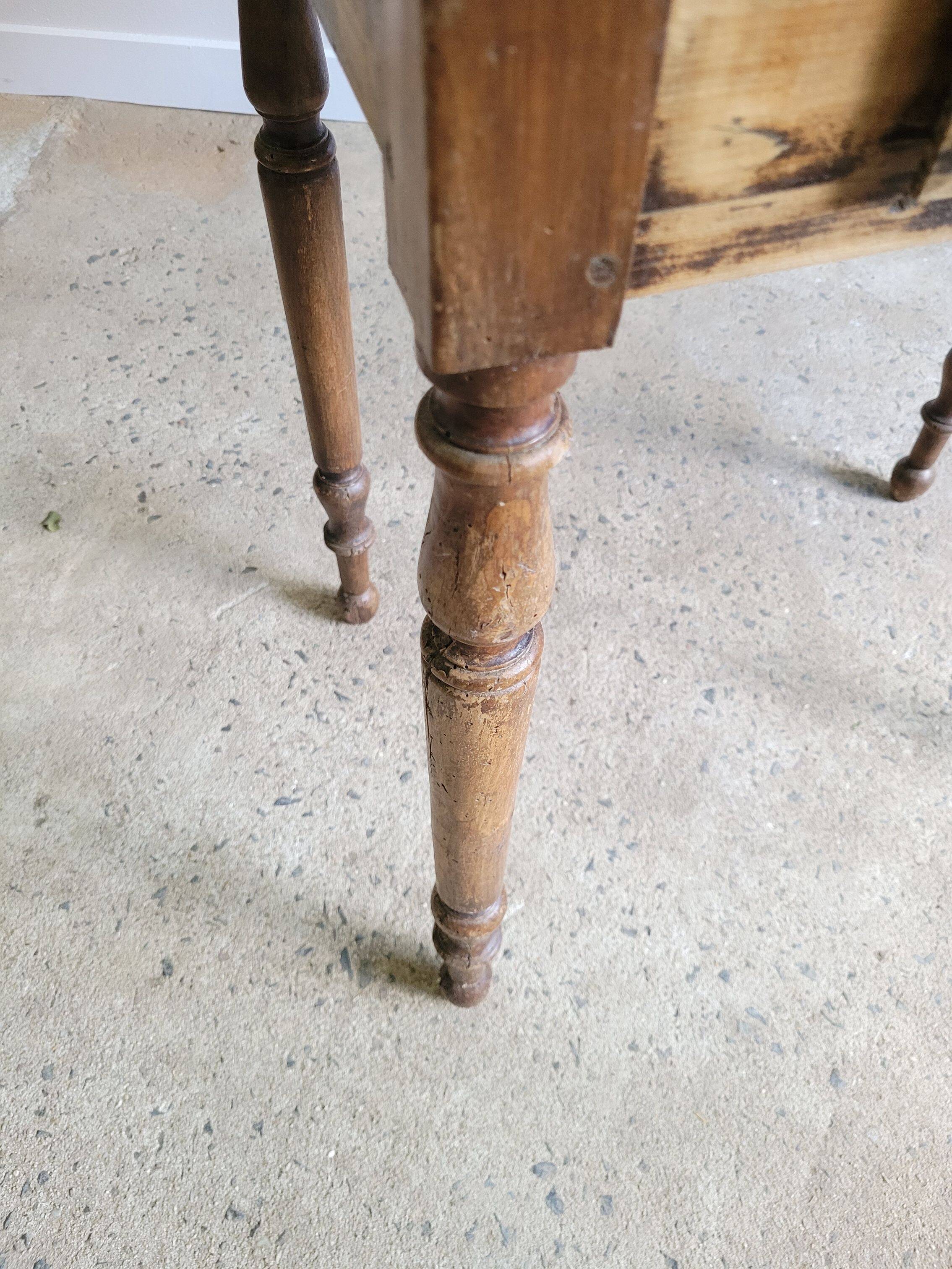 Antique desk, wooden console