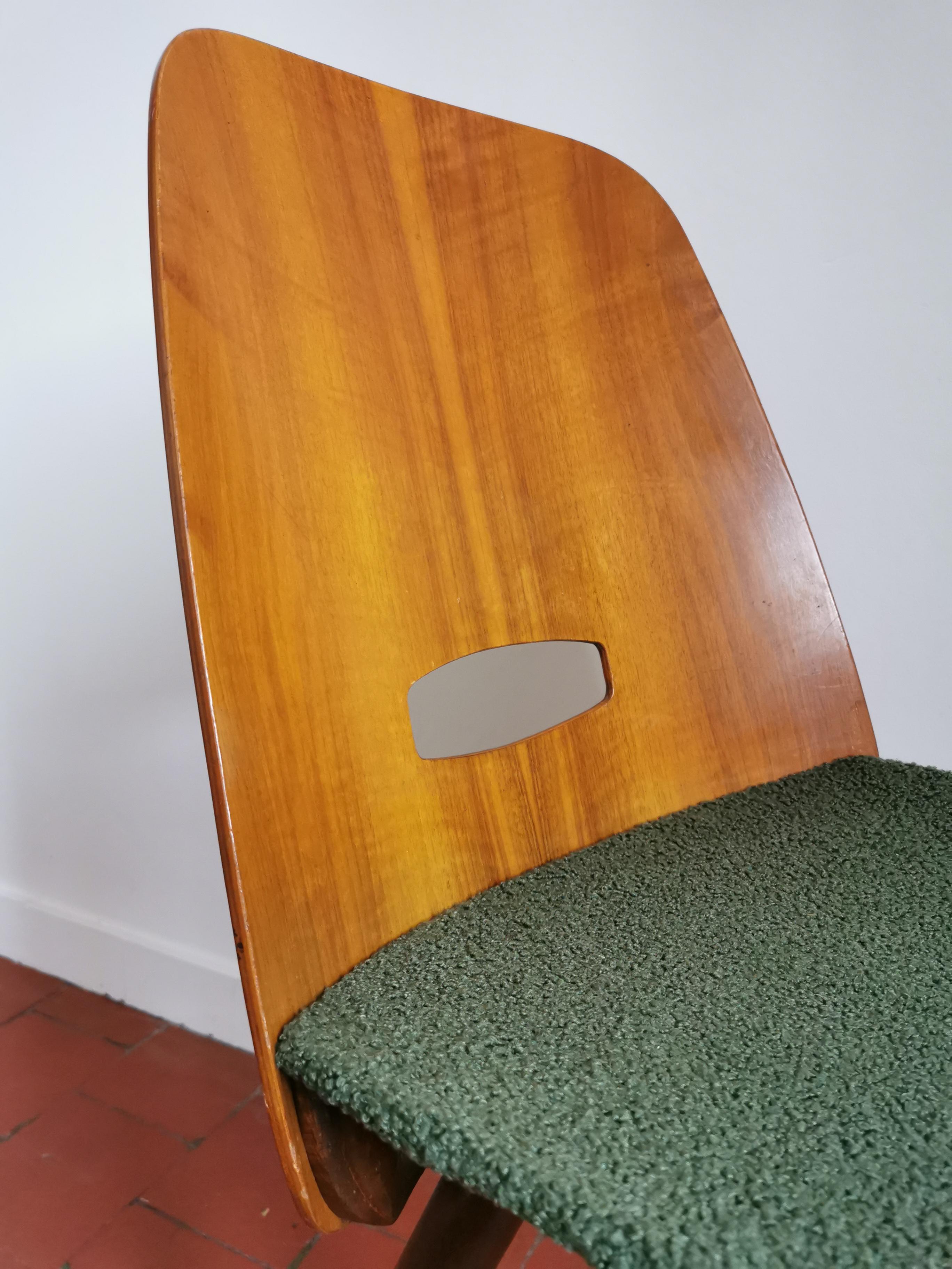 Chaise du designer tchèque F. Jirak pour Tatra 1960