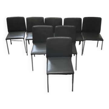 Leather chairs More