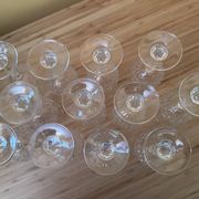 12 petits verres 12 cl "Lonchamp" Cristal d'Arques Vintage