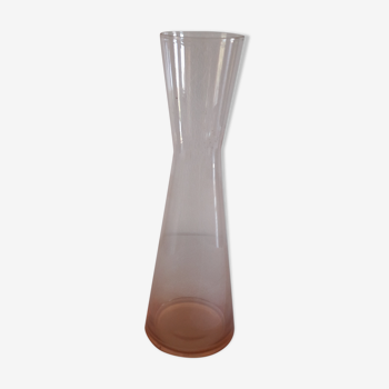 Vintage pink soliflore vase
