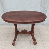 Napoleon III walnut gueridon table