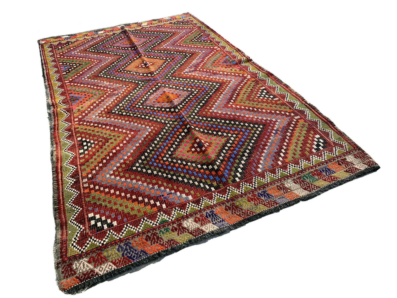 Traditional turkish kilim rug