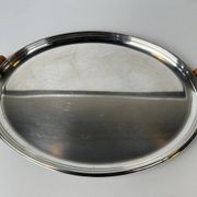 Service à café et à thé en métal argenté Alessi