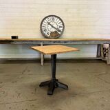 Old cast iron pedestal table brand LV