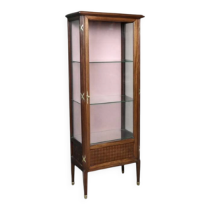 Vitrine en acajou, style - louis xvi