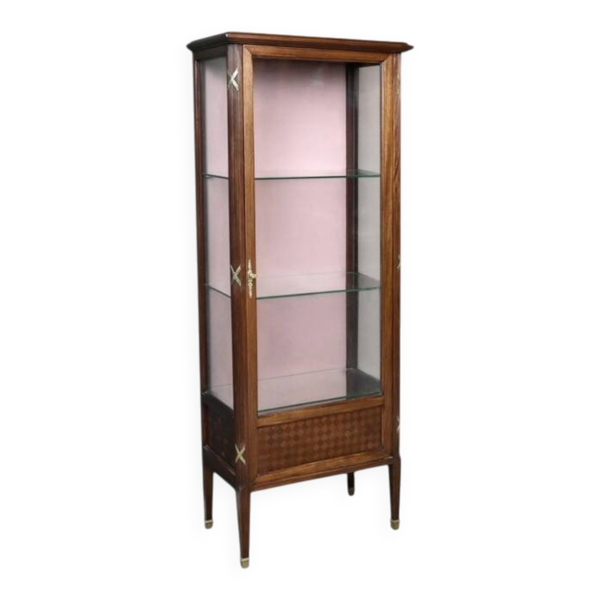 Vitrine en acajou, style Louis XVI – 1930
