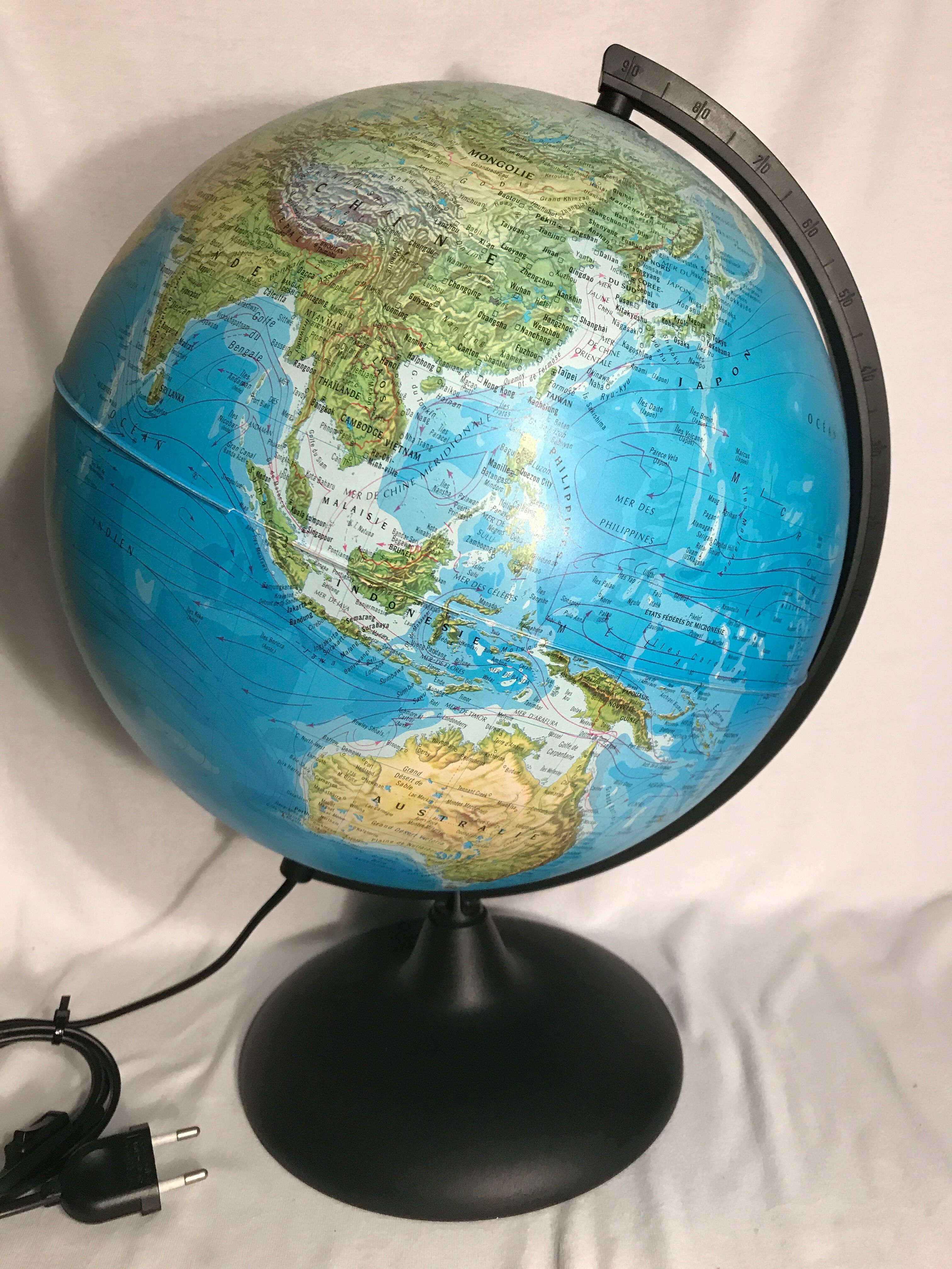 Globe ground luminaire Tecnodidattica Orion 30 vintage