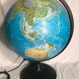 Globe terrestre luminaire Tecnodidattica Orion 30 vintage