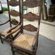 Pair of large, heavy armchairs from the late 19th century