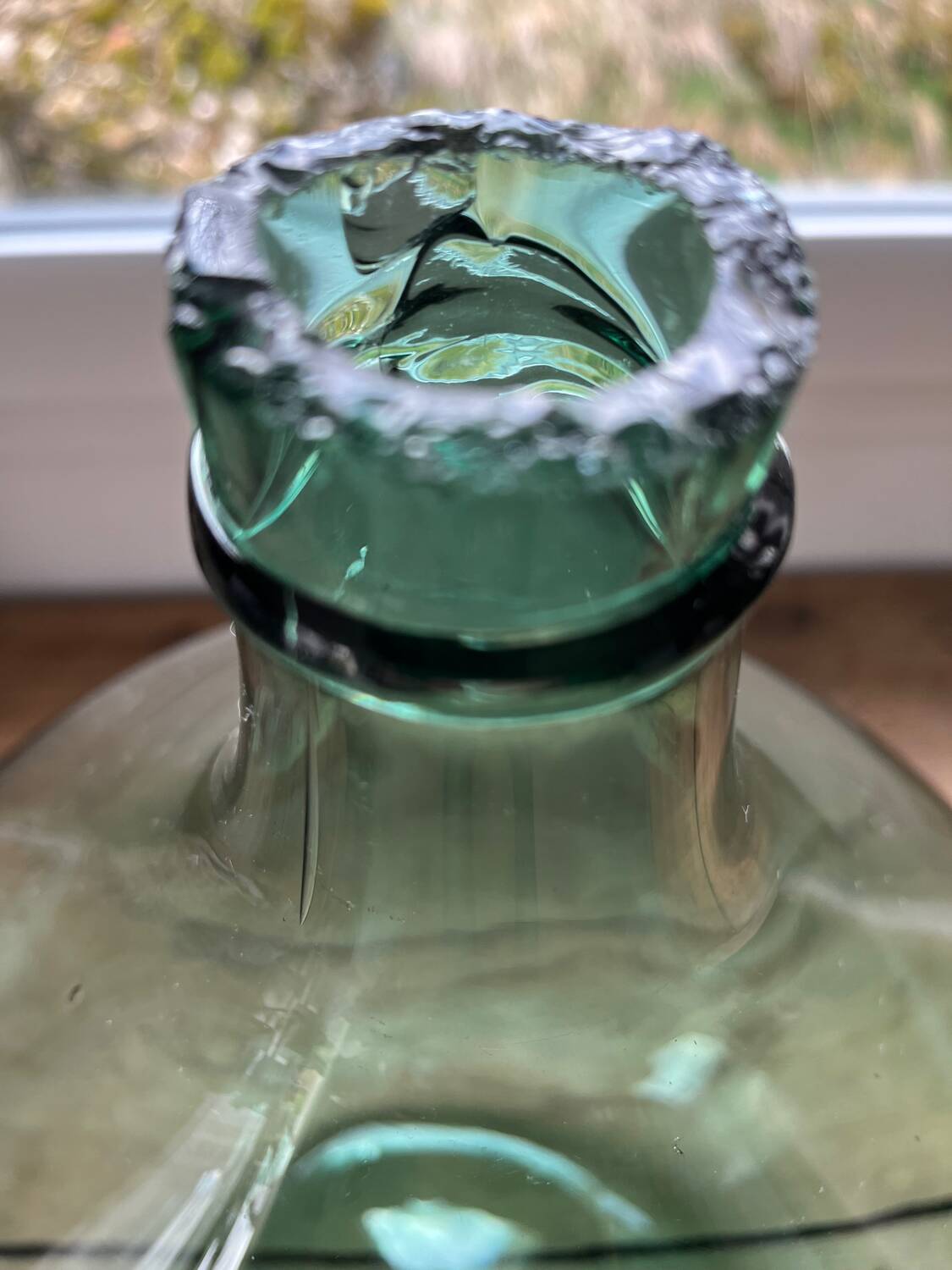 30L turquoise green demijohn