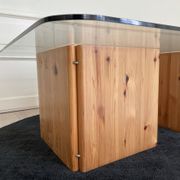 Coffee table "lagun", square model, sweden, ikea 1980