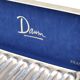 Set of 10 knife rests in a Daum France box, crystal, 1960s.