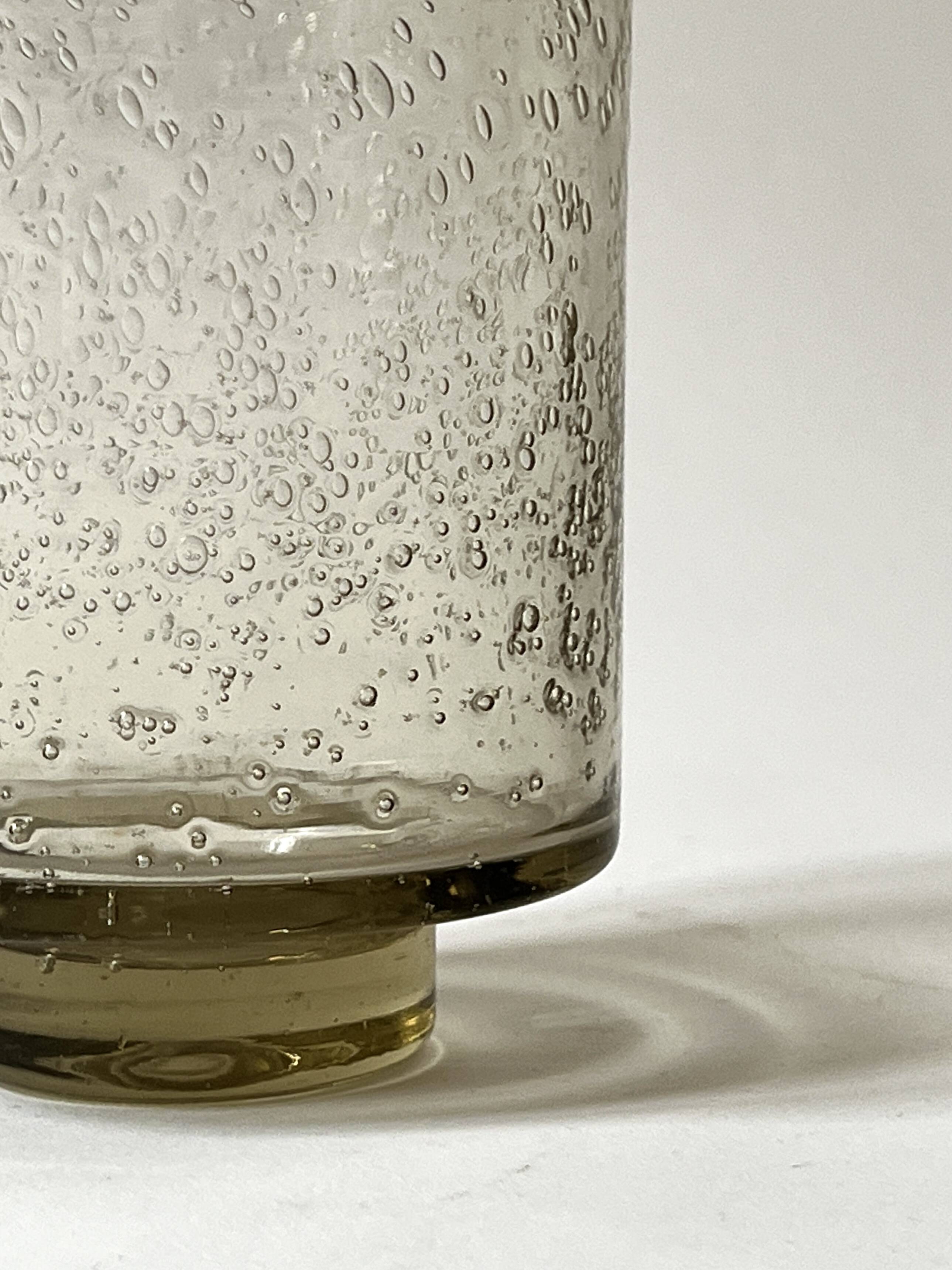 Bubble glass vase – Biot glassware