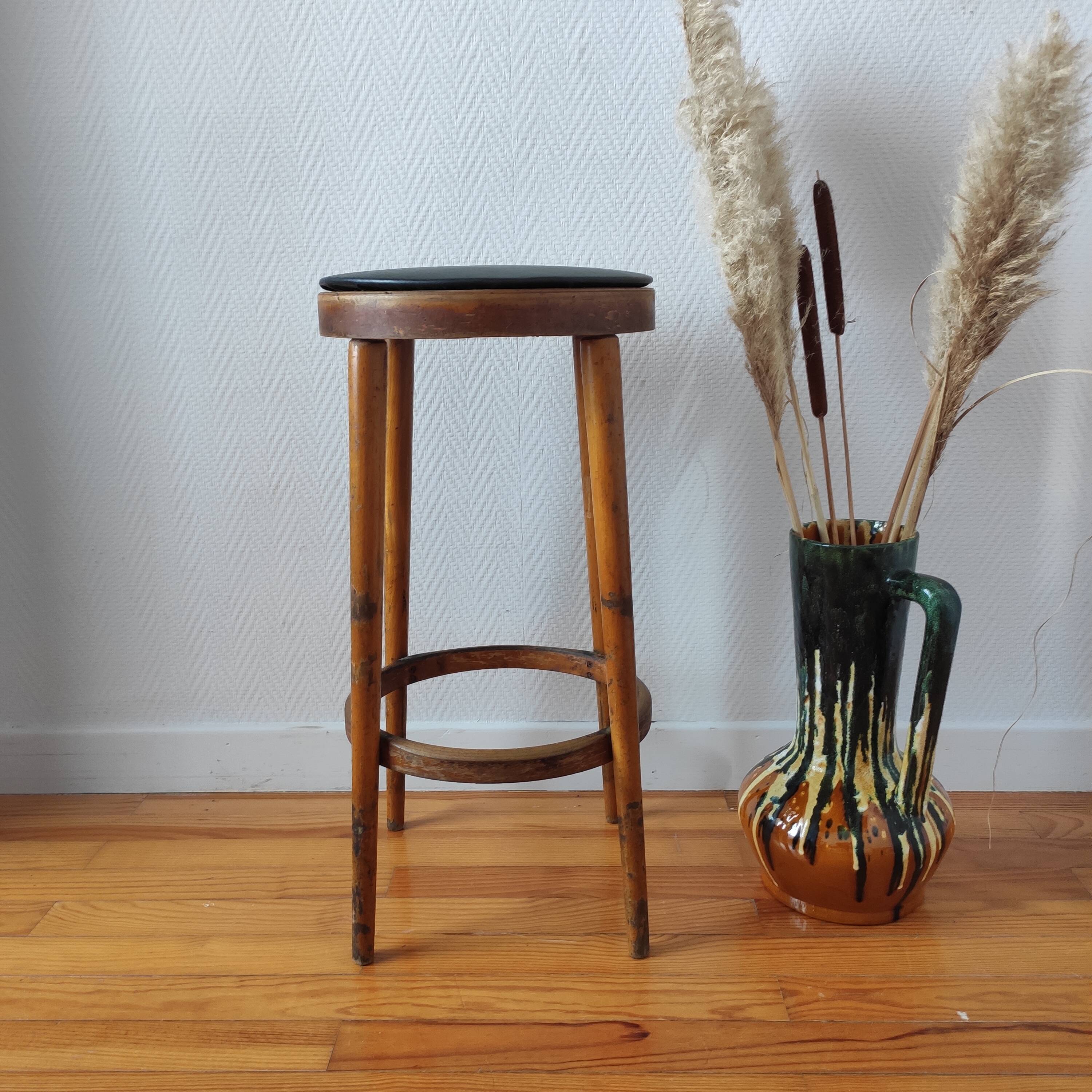 Old bistro stool