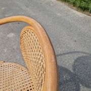 Thonet 5501 curved wood armchair