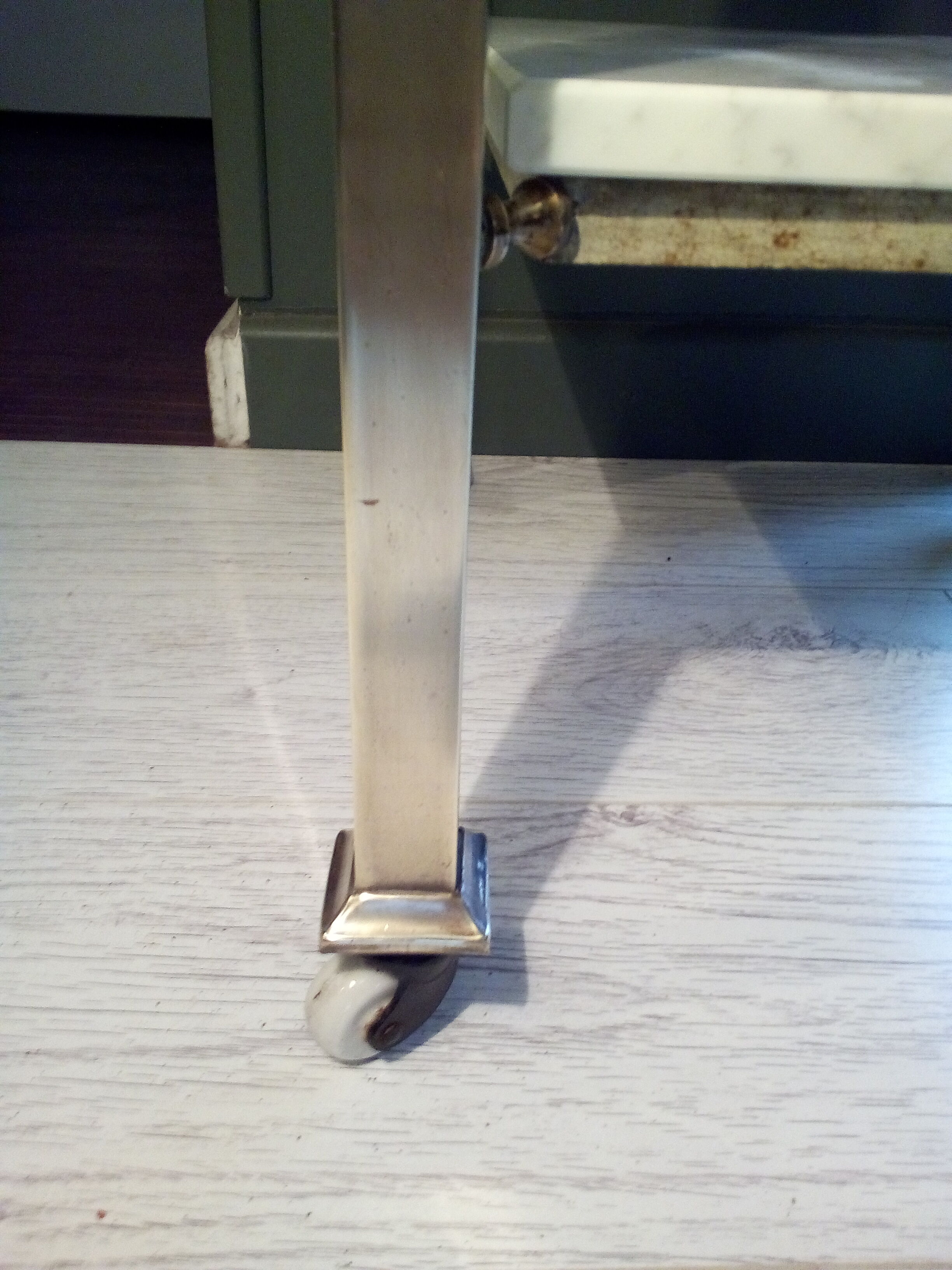 Table brass and marble, 30 years