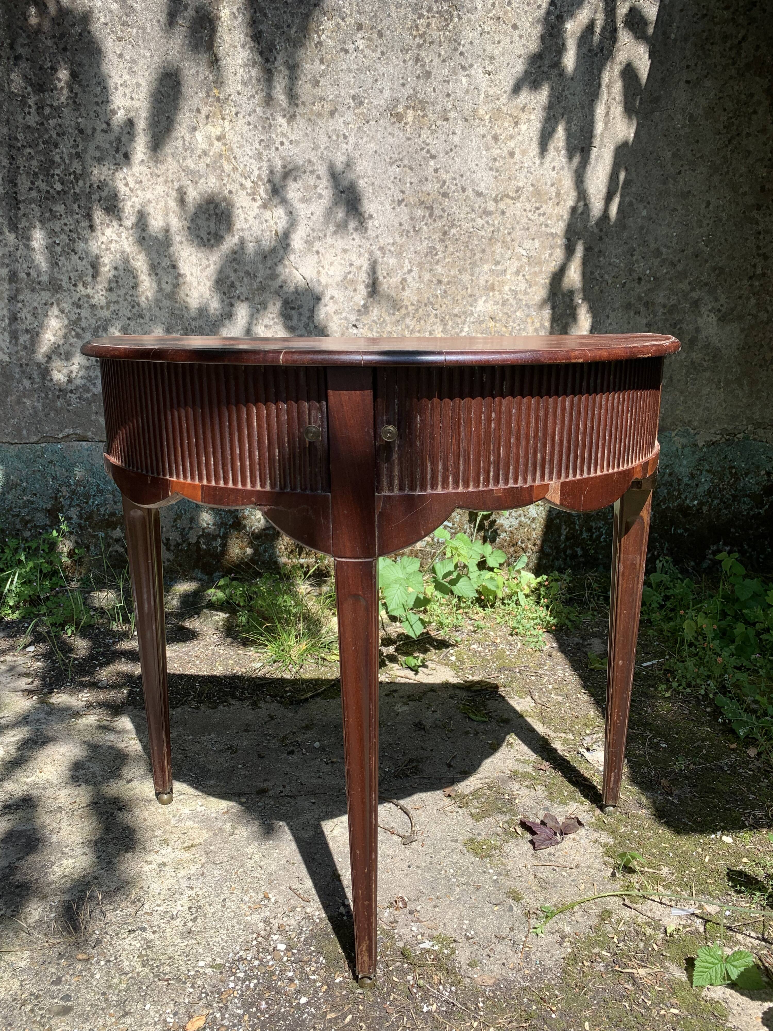 Dutch mahogany console 19th century