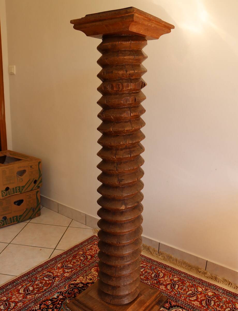 Colonne, vis de pressoir
