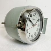 Vintage Green Kappa Maritime Double-Sided Wall Clock, 1980s