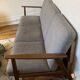 50s Ekenaset heather gray sofa