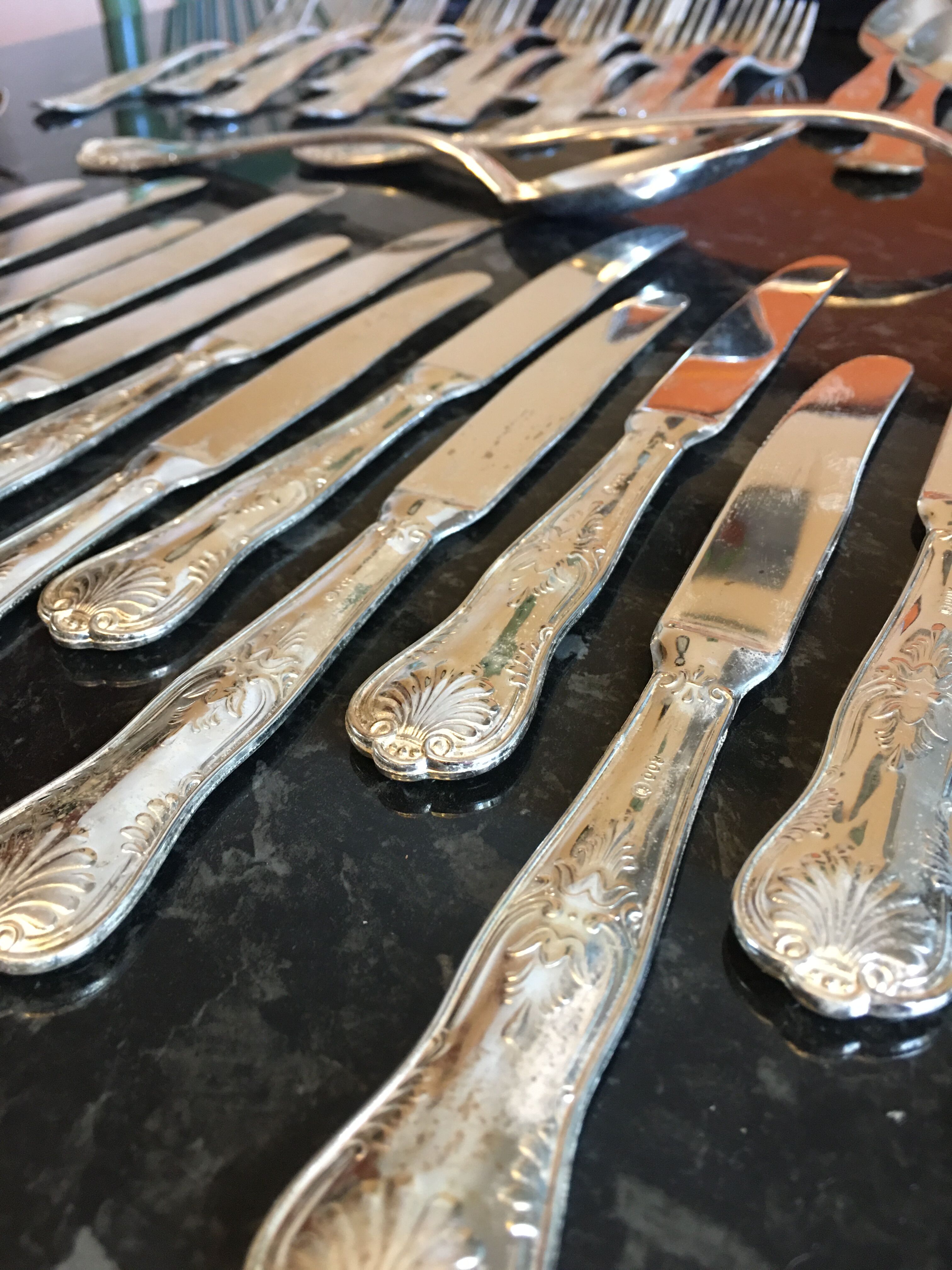 Ménagère complète italienne vintage