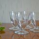 Lot de 4 verres à apéritif motif de branche stylisée