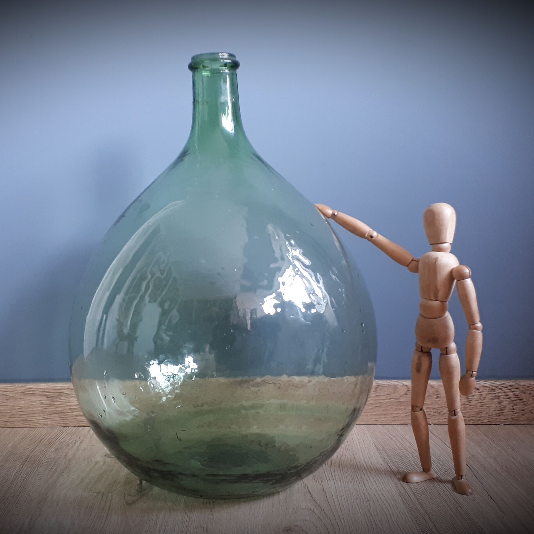 Demijohn 20 L light green round