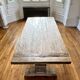 Table monastère en bois ancien - Spirito 200 par 100 cm