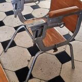 Chaise d’enfants vintage Röschli Bühler années 1950 suisse