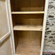 Small one-door Art Deco cabinet with a patina.