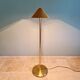 Articulated brass floor lamp, Hollywood Regency style, 1970s-80s.