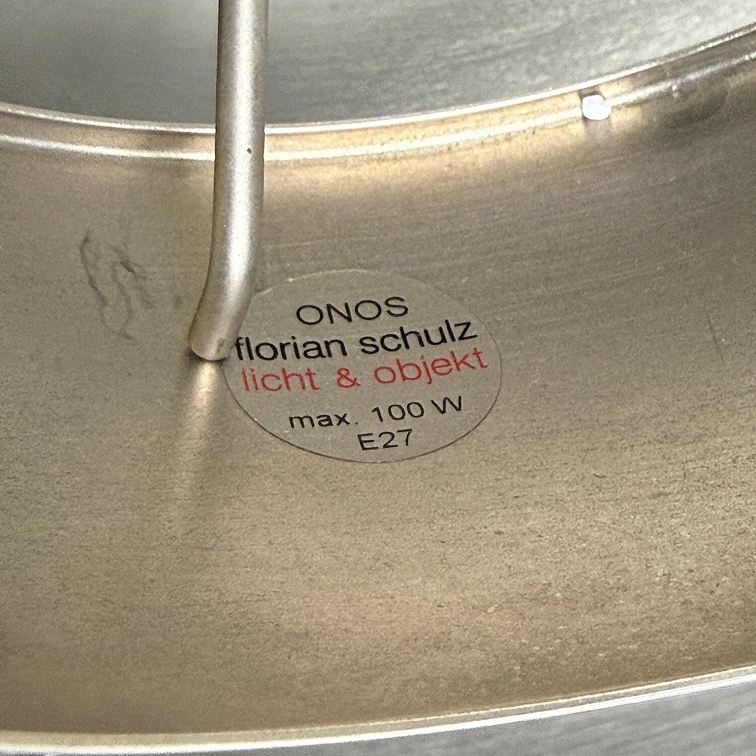 Vintage ONOS 55 P minimalist pendant light by Florian Schulz