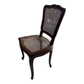 Chaise ancienne cannée en bois – style Louis XV / Louis Philippe