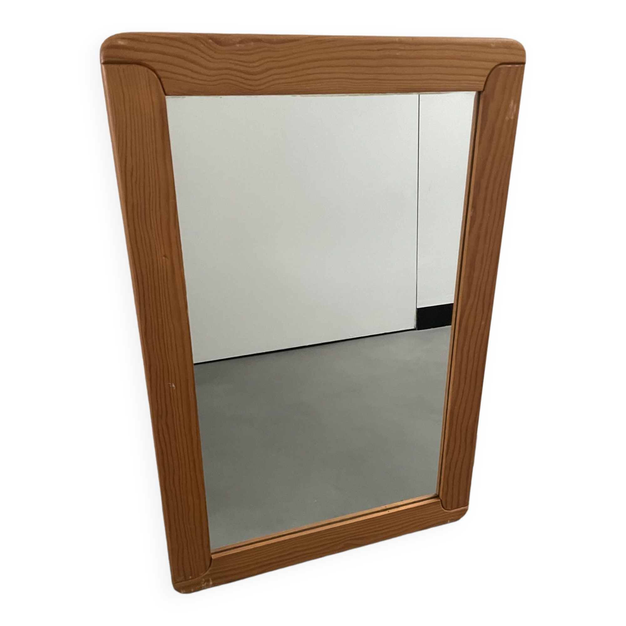 80s Regain pine mirror