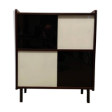 Library, vintage display case
