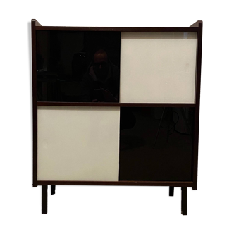 Library, vintage display case