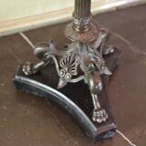 Pair of large bronze candelabras in the Antique style, circa 1880